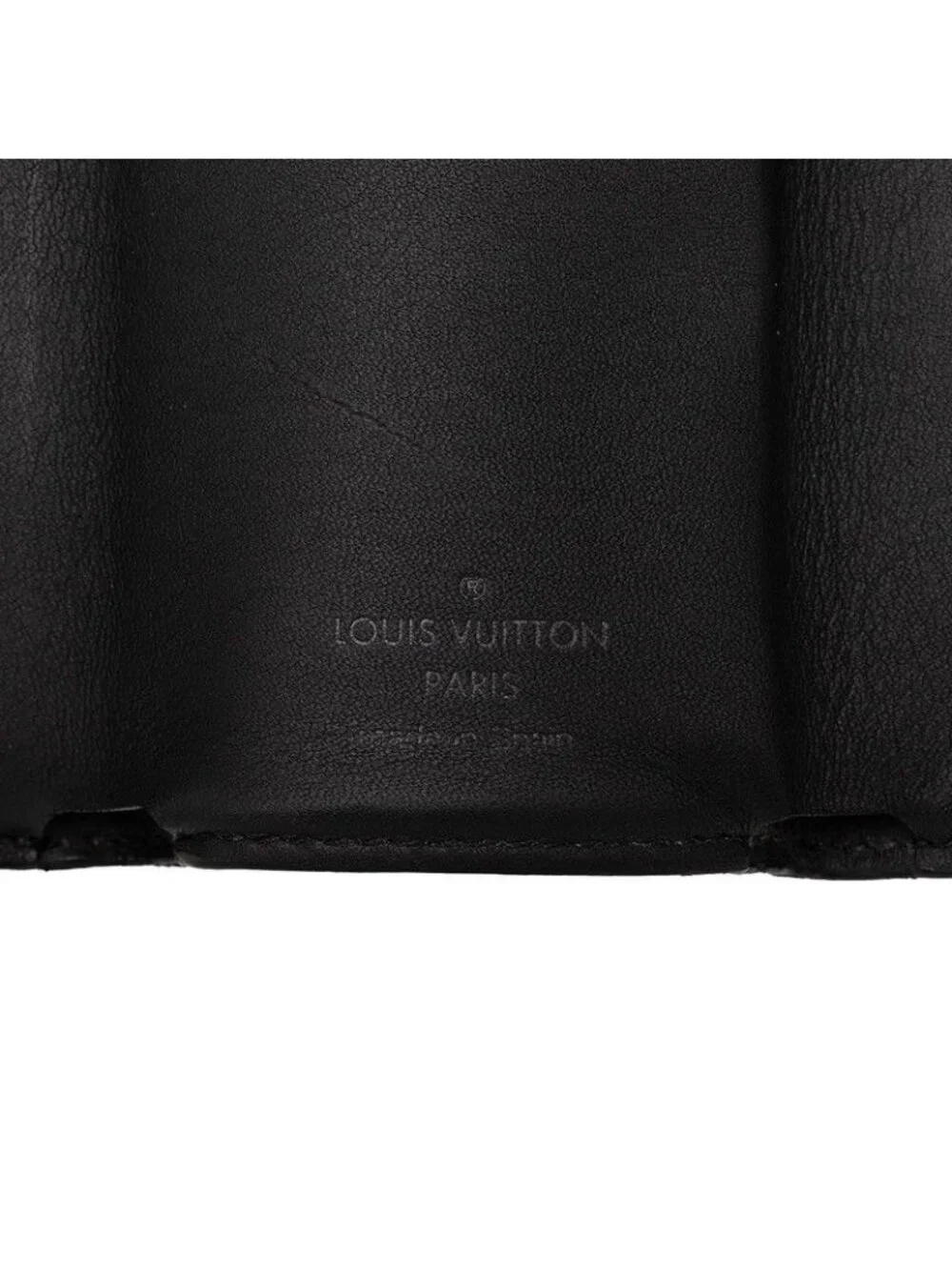 Louis Vuitton Monogram Eclipse Reverse Discovery Compact Wallet Trifold Gray